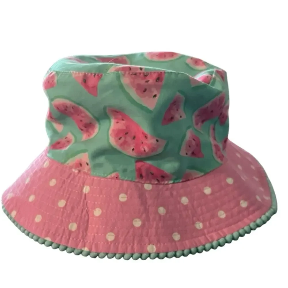 Matilda Jane Watermelon Flamingo Reversible Bucket Hat